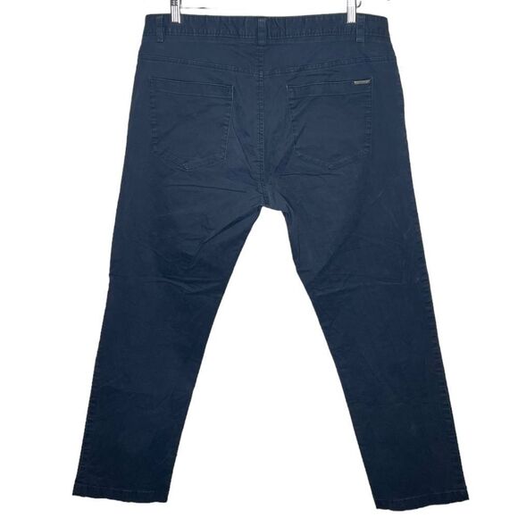 Calvin Klein Navy Blue Slim fit Pants size 36x32 - Picture 2 of 5